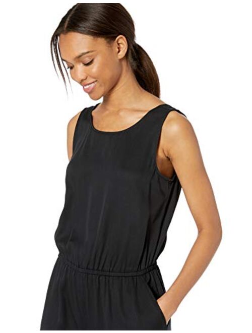 Amazon Brand - Daily Ritual Women's Tencel Sleeveless V-Back Jumpsuit