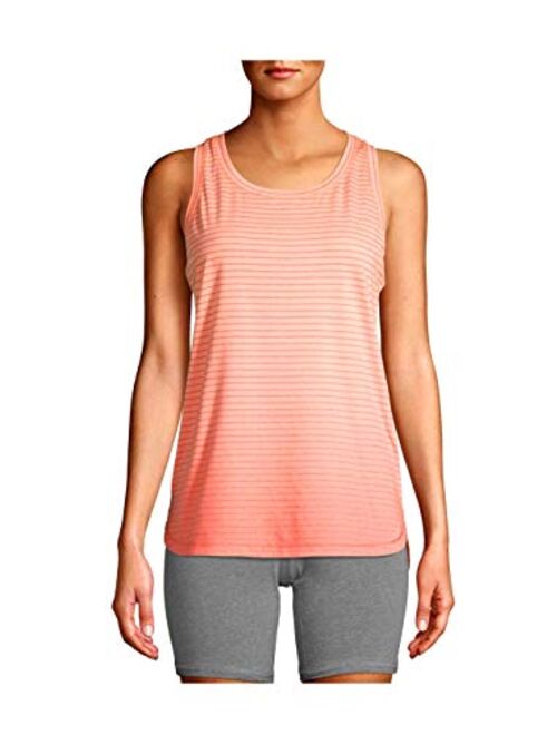 Athletic Works Woman's Performance Active Ombre Stripe Tank TOP
