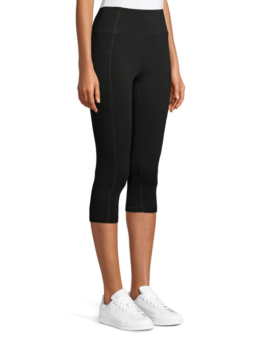 Athletic Works Women's Capris with Side Pockets