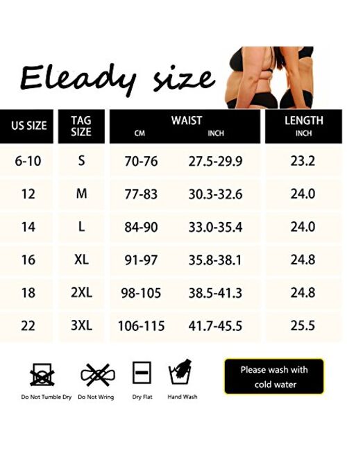 Eleady Womens workout Waist Trimmer Hot Sweat Slimming Neoprene Shirt Vest Body Shapers