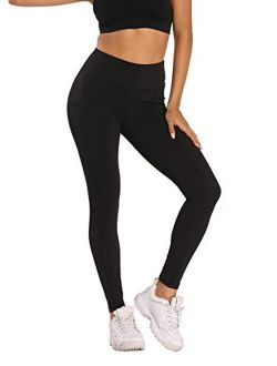 Yoga Pants for Women with Pockets High Waisted Leggings Stretch Tummy Control Workout Running Leggings