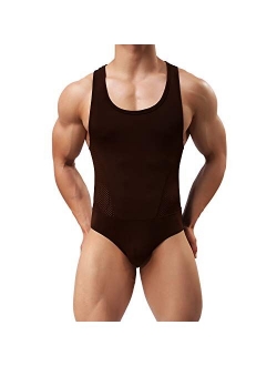Men's Wrestling Singlet Athletic Leotard Briefs Bodysuit Underwear