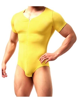 Men's Wrestling Singlet Athletic Leotard Briefs Bodysuit Underwear
