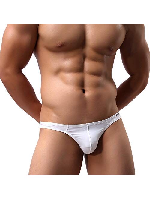 Arjen Kroos Men's Thong Pouch Underwear Sexy Low Rise T Back Briefs