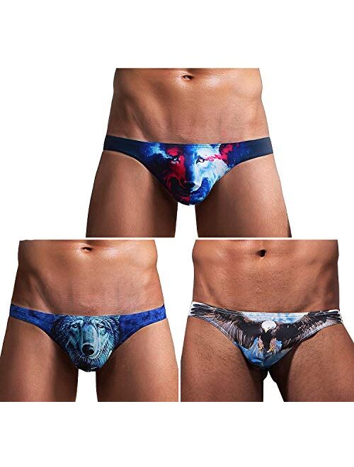 Arjen Kroos Men's Thong Sexy Low Rise G-String Pouch Underwear