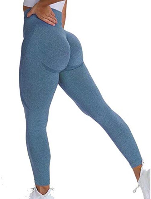 JGS1996 Womens High Waist Yoga Leggings Seamless Fitness Sports Gym Pants Shark Trousers