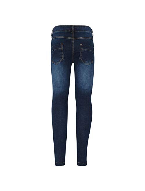 Kids Boys Skinny Jeans Designer Denim Stretchy Pants Fit Trouser New Age 5-13 Yr