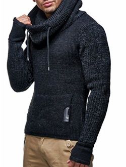 Men’s Knitted Pullover | Long-sleeved slim fit shirt | Basic longsleeve sweatshirt with shawl collar for Men