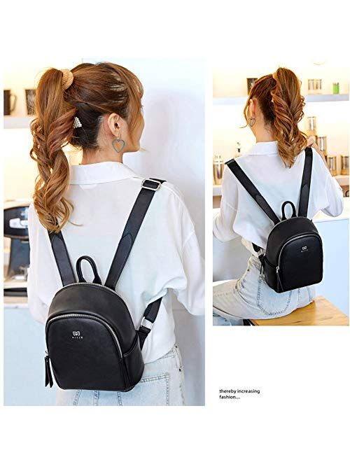 Aeeque Mini Backpack Purse for Women, Girls Small Backpacks Handbag Clutch Bag