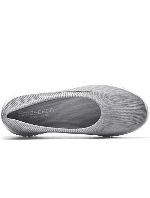 konhill Women's Tennis Walking Shoes Breathable Casual Work Slip-on Sneakers