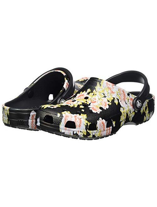 Crocs Unisex-Adult Classic Graphic Clog | Water Slip on Shoes