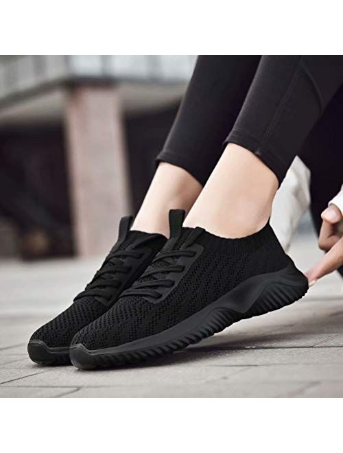 konhill Women’s Mesh Walking Shoes - Lightweight Athletic Tennis Gym Sneakers
