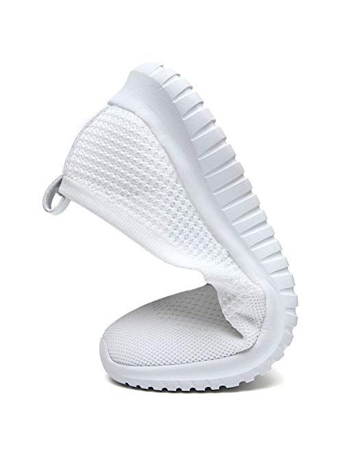 konhill Women's Comfortable Walking Shoes - Tennis Athletic Casual Slip On Sneakers