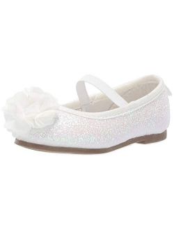 Kids Calista Girl's Glitter Flower Ballet Flat