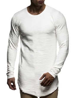 Men's Stylish Longsleeve Modern Pullover Sweater T-Shirt Hoodie Jacket Slim Fit LN6298