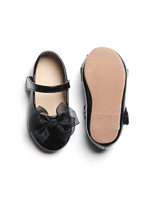 Girls Mary Jane Ballet Flat Dress Shoe (Toddler/Little Kid)
