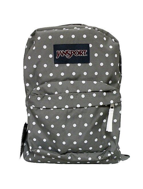 JanSport Superbreak Backpack (Shady Grey / White Dots)