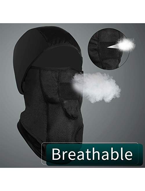 Achiou Winter Balaclava Ski Mask Face Mask Windproof Breathable for Men Women