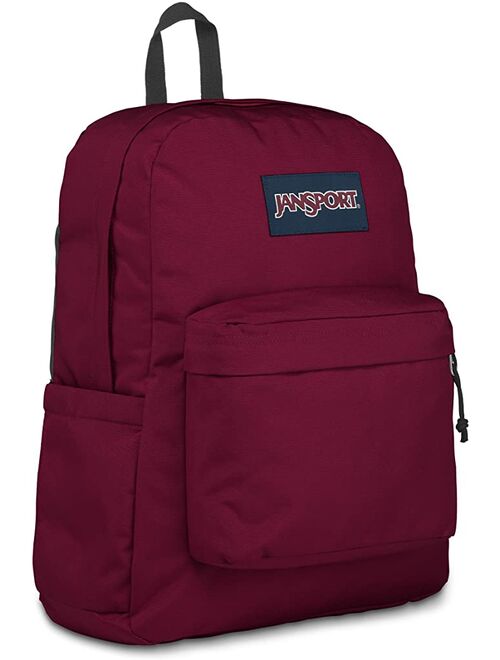 Jansport Superbreak Russet Red Backpack - Dark Red - One Size Backpack School Bag