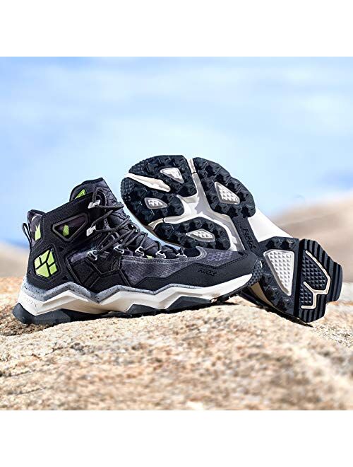 RAX Men's Wild Wolf Waterproof Hiking Boot Outdoor Mid Trekking Shoes