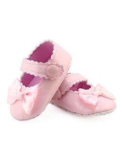 Anrenity Baby Girls Mary Jane Ballet Flats Shoes Toddler Infant Princess Dress Crib Shoes