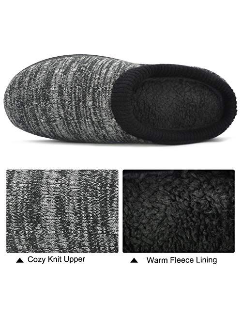 RockDove Men's Hoodback Slipper with Memory Foam