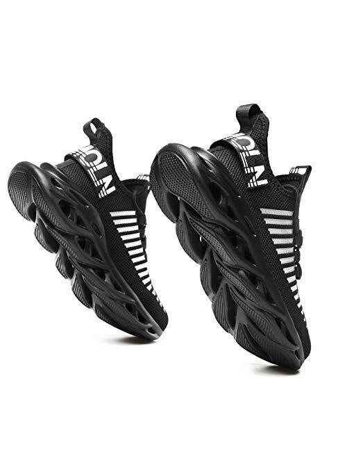 GSLMOLN Men's Women's Slip on Breathable Walking Shoes Ultra Lightweight Casual Sport Gym Fashion Sneakers