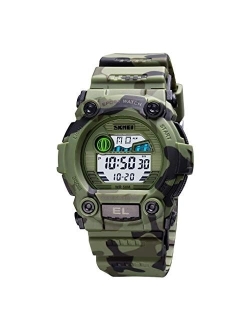 Boys Camouflage LED Sports Kids Watch Waterproof Digital Electronic Military Wrist Watches for Kid with Luminous Alarm Stopwatch Child Watches Ages 3-10