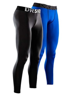 1, 2 or 3 Pack Mens Compression Pants Tights Leggings Sports Baselayer Running Workout Yoga Cool Dry