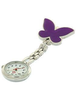 Silicone Pocket Brooch Clip Fob Medical Nurse Watch Pocket Clock Gift for Hospital Doctors Nursing Timepiece