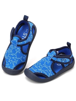 Boys Girls Water Shoes Quick-Dry Slip on Beach Swim Pool Sandals(Toddler/Little Kid)