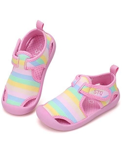 Boys Girls Water Shoes Quick-Dry Slip on Beach Swim Pool Sandals(Toddler/Little Kid)