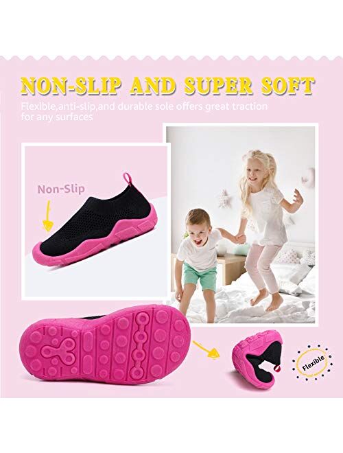 STQ Toddler Boys & Girls Sneakers for Kids Athletic Tennis Walking Running Shoes