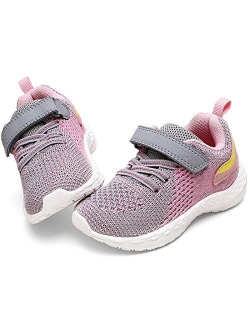 Toddler Shoes for Boys & Girls Breathable Tennis Running Sneakers for Kids