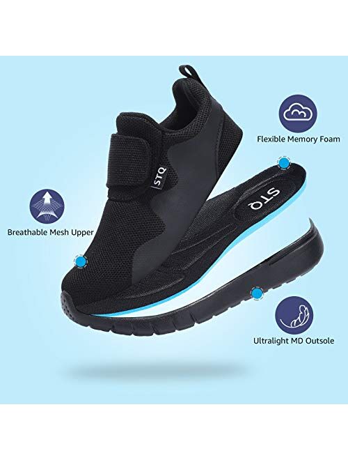 STQ Kids Shoes Boys Girls Athletic Running Shoes for Sport Outdoors Tennis Sneakers (Little Kid/Big Kid)