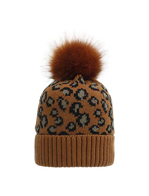 DANMY Beanie for Women Winter Hats, Knit Warm Hat, Knitted Hat Earmuffs