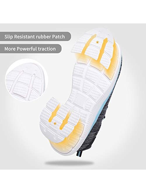 STQ Slip On Sneakers for Women Lightweight Tennis Shoes Comfortable Arch Support
