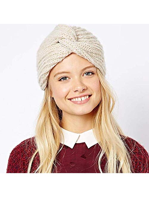 DANMY Winter Hats for Women,Warm Chunky Soft Cable Knit Womens Beanie Hats