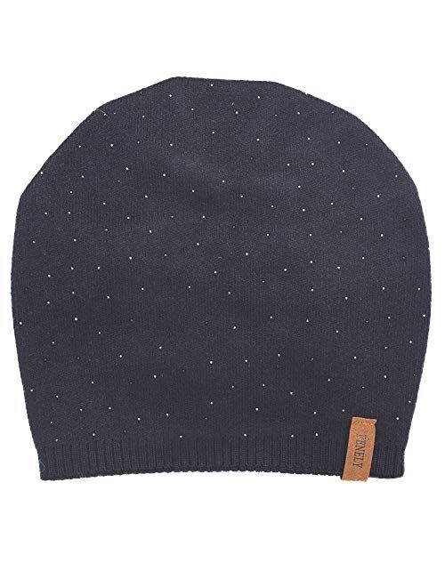Women Winter Beanie Knitted Hats Warm Soft Slouchy Cashmere Headwear Cap for Womens Lady Mother