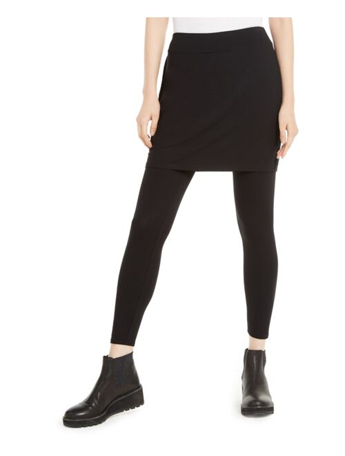 Eileen Fisher Stretch Jersey Knit Skirted Leggings, Regular & Petite, Created for Macy's
