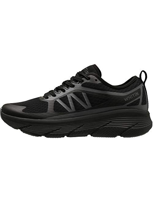 Lightweight /& Breathable Shoe WHITIN Men’s Cushioned Road Running Oversized Midsole