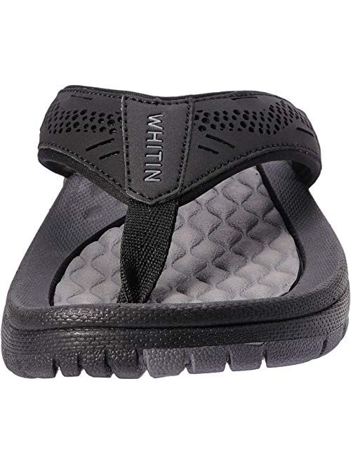 WHITIN Men's Flip Flops | Outdoor Thong Sandals | Arch Support | Slip Resistant
