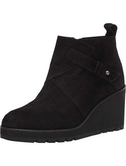 Womens Tinker Suede Ankle Wedge Boots
