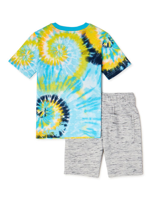 365 Kids From Garanimals Boys' Tie Dye Oh Yeah Outfit Set, 2-Piece, Sizes 4-10