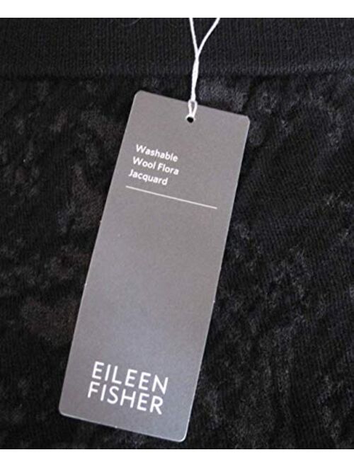 Eileen Fisher Washable Wool Cotton Jacquard Skirt XS S M L MSRP $178.00