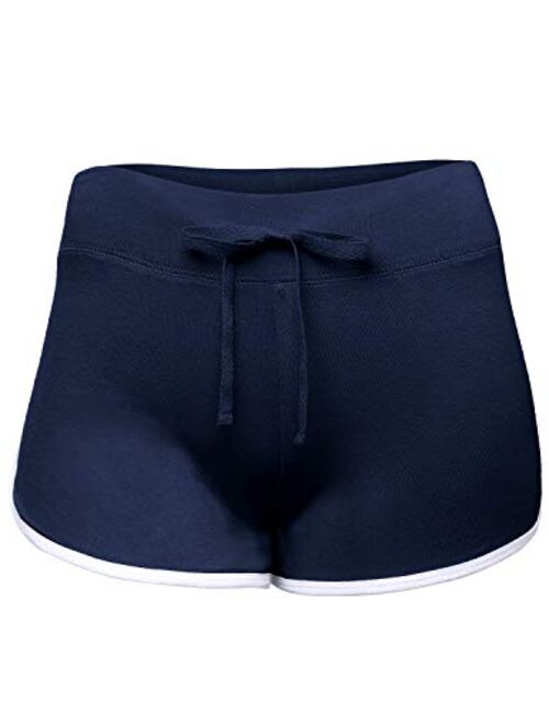 HATOPANTS Comfortable Active Fitted Stretchy Yoga Gym Mini Shorts