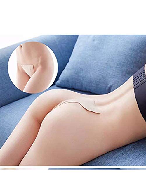 Womens C-String Invisible Panty Cat Shaped Self Adhesive Strapless Elegant Thong Underwear