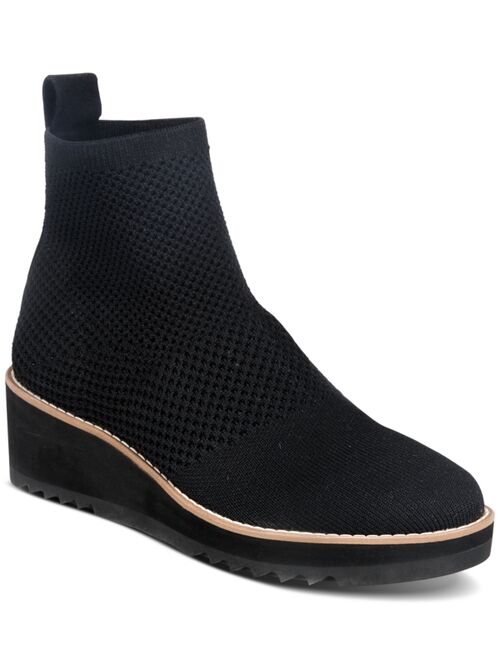 Eileen Fisher London Stretch Knit Wedge Booties