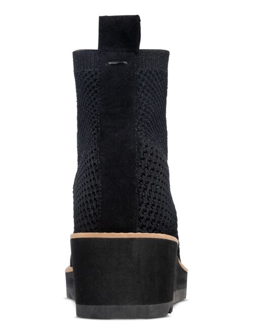 Eileen Fisher London Stretch Knit Wedge Booties