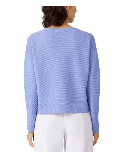 Eileen Fisher Organic Ribbed Sweater